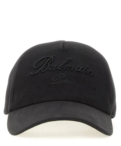 Balmain Signature Cap In Black