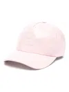Balmain Pink Signature Vinyl Cap In Pink