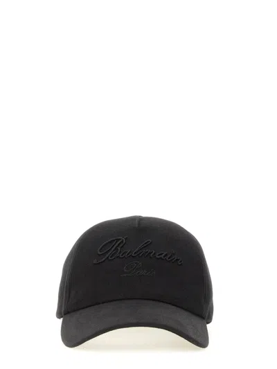 BALMAIN BALMAIN " SIGNATURE" COTTON CAP