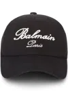 BALMAIN SIGNATURE COTTON CAP,CH1XA231CD29