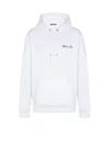 Balmain Signature Hoodie Adjustable Drawstring In White