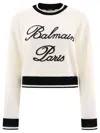 Balmain Logo-embroidered Crewneck Sweater