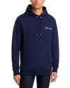 Balmain Signature Logo Hoodie In Blue