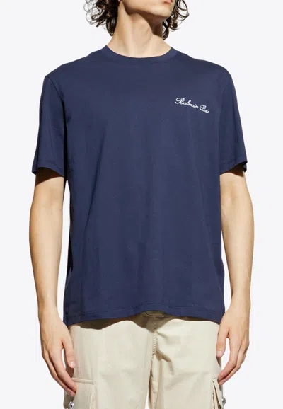 BALMAIN SIGNATURE LOGO T-SHIRT