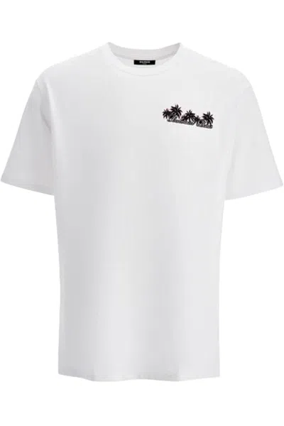 BALMAIN SIGNATURE PRINTED T-SHIRT