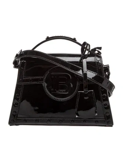 Pre-owned Balmain Signature Shoulder Bag In Black