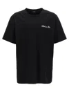 Balmain Black Cotton T-shirt In Black