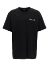 Balmain Black Cotton T-shirt In Black