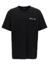 Balmain Black Cotton T-shirt In Black