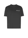 Balmain Logo Embroidered Crewneck T-shirt In Black