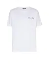 Balmain Paris Signature Embroidered T-shirt In White