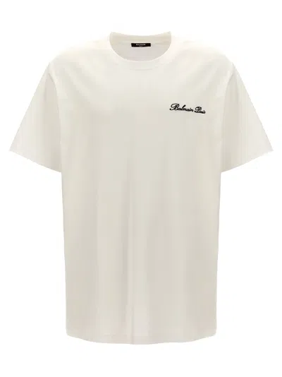 Balmain 'signature' T-shirt In Neutral