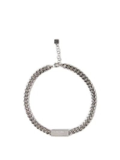 Balmain Signature Tubular Necklace In Chain Detail
