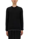 Balmain Silk And Cotton Knit In Black