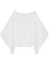 Balmain Silk Blouse In White