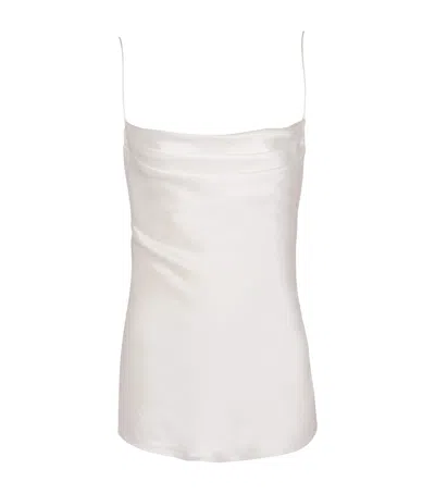 BALMAIN SILK DRAPED TOP