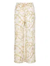 Balmain Silk Print Trousers