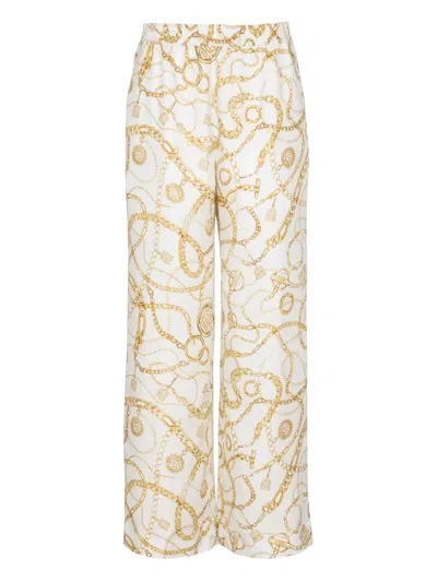 BALMAIN SILK TROUSERS