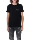 BALMAIN SILVER SMALL LOGO T-SHIRT