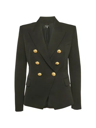 Pre-owned Balmain Single-breasted Blazer In Black