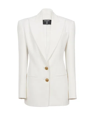 BALMAIN BALMAIN SINGLE-BREASTED STRAIGHT HEM BLAZER