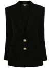 Balmain Single-breasted Jacket In Black