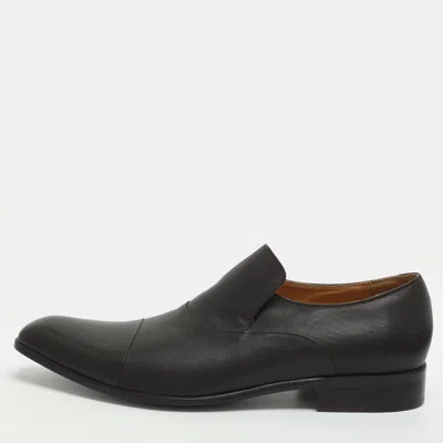 Pre-owned Balmain Size 43 Brown Leather Derby