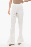 Balmain Skinny Fit Bootcut Pants With Back Zip