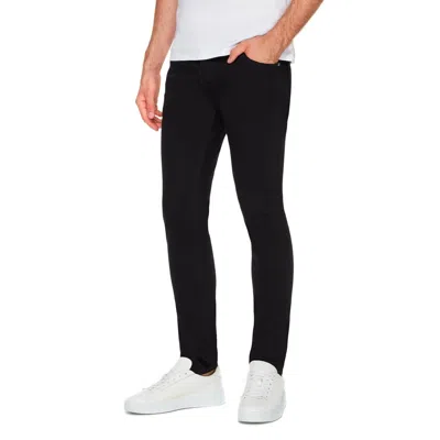 Balmain Straight Leg Trousers Belt Loops In Black