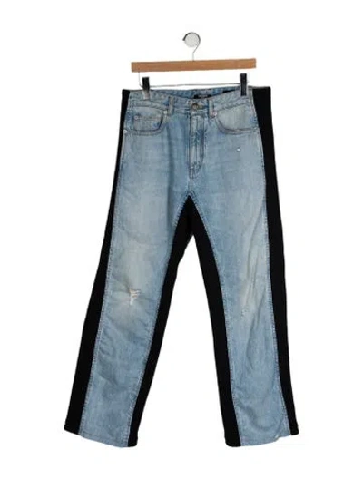 Pre-owned Balmain Skinny Jeans In Blue