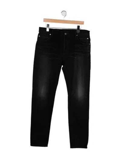 Pre-owned Balmain Skinny Jeans W/ Tags In Black