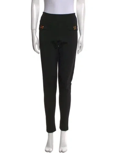 Pre-owned Balmain Skinny Leg Pants In Black