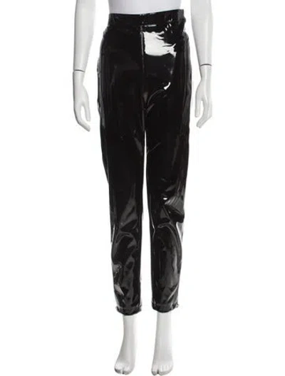 Pre-owned Balmain Skinny Leg Pants In Black