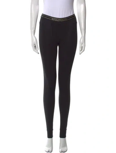 Pre-owned Balmain Skinny Leg Pants In Black