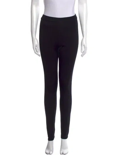 Pre-owned Balmain Skinny Leg Pants In Black