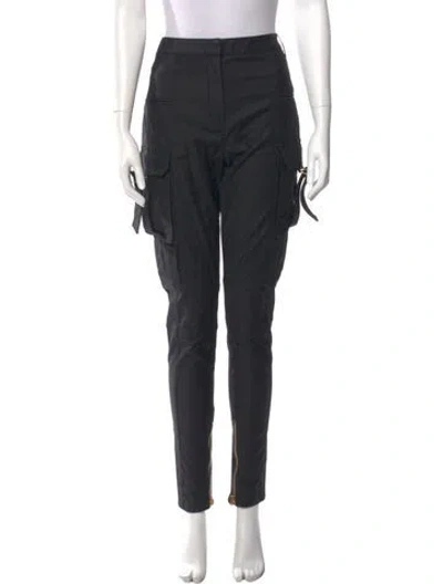 Pre-owned Balmain Skinny Leg Pants In Black