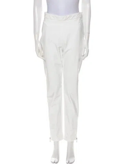 Pre-owned Balmain Skinny Leg Pants In White