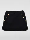 Balmain Skirt  Kids Color Black In Black