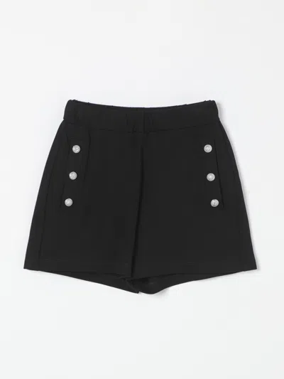 Balmain Skirt  Kids Color Black In Schwarz