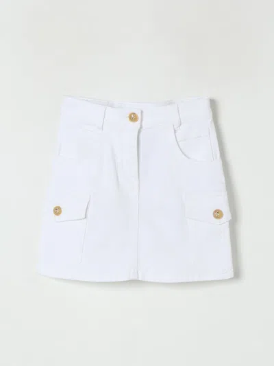 BALMAIN 半身裙 BALMAIN 儿童 颜色 白色,G86779001