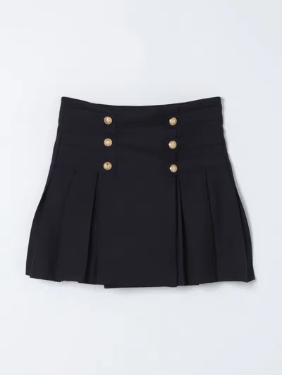 Balmain Skirt  Kids Kids Color Blue In Blue