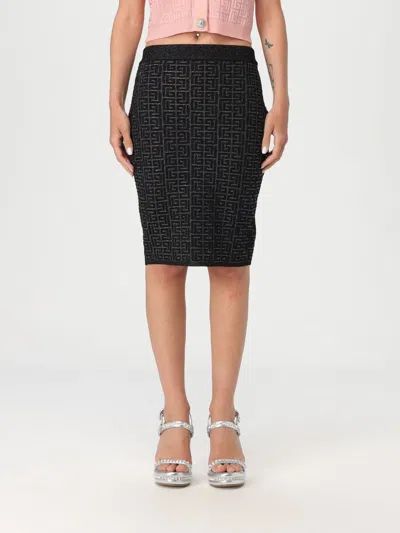 Balmain Skirt  Woman Color Black In 黑色
