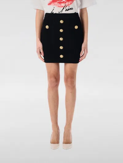 BALMAIN SKIRT BALMAIN WOMAN COLOR BLACK,G40701002