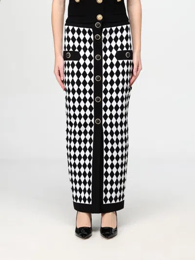 BALMAIN SKIRT BALMAIN WOMAN COLOR BLACK,411149002
