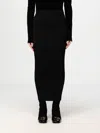 Balmain Skirt  Woman Color Black In Schwarz