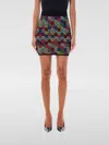 Balmain Multicolor Pb-intarsia Knitted Mini Skirt In Multicolor
