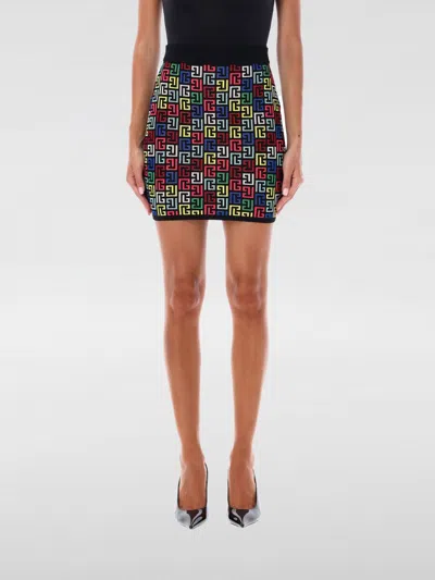 BALMAIN SKIRT BALMAIN WOMAN COLOR MULTICOLOR,F87578005