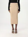 Balmain Skirt  Woman Color Nude