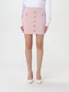 Balmain Skirt  Woman Color Pink In 粉色