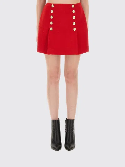 Balmain Skirt  Woman Color Red